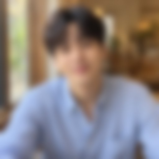 프로필 사진 — 서로 대화를 나눈 뒤, 흐림 유지
